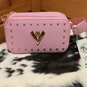 Valentino Orlandi Light Pink Studded Women's Bag NWT